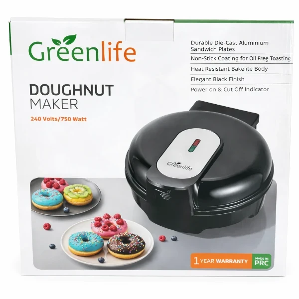 Greenlife Electric 7 Hole Doughnut Maker Machine 750W - image 3
