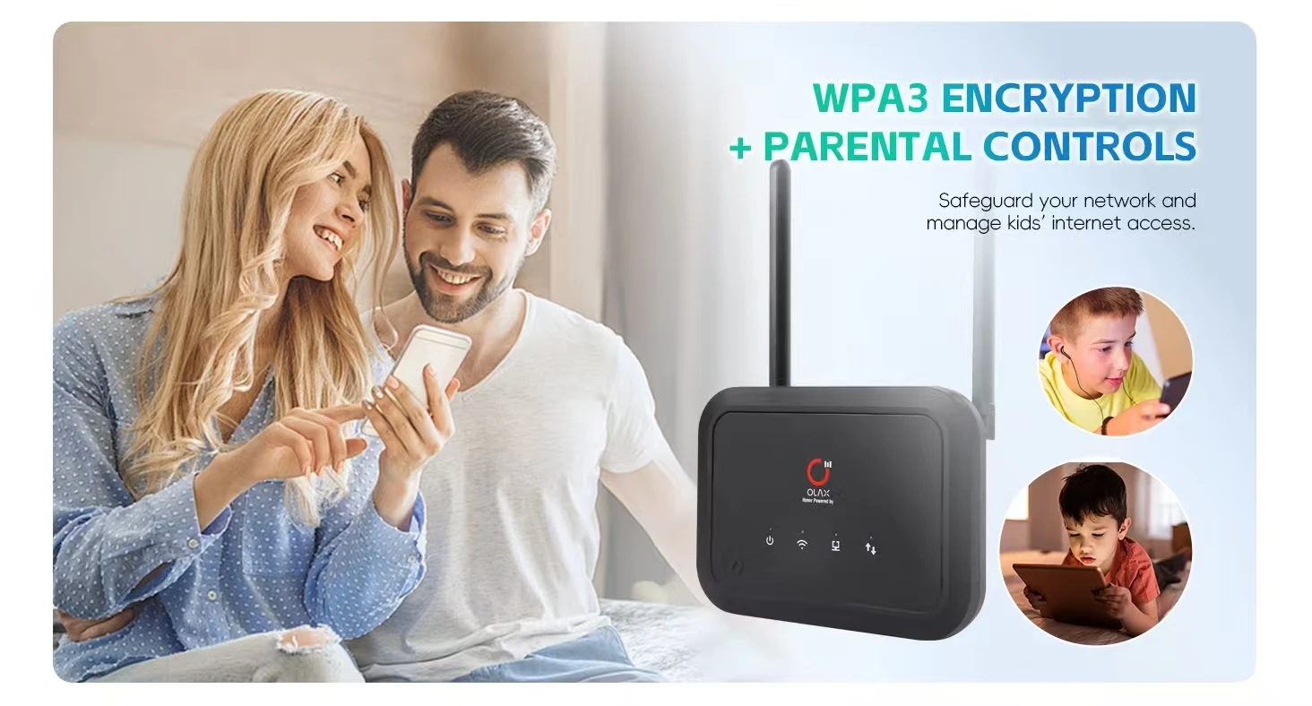 OLAX AX8 PRO 4G LTE WiFi 6 Router With 5000mAh Battery - image 5