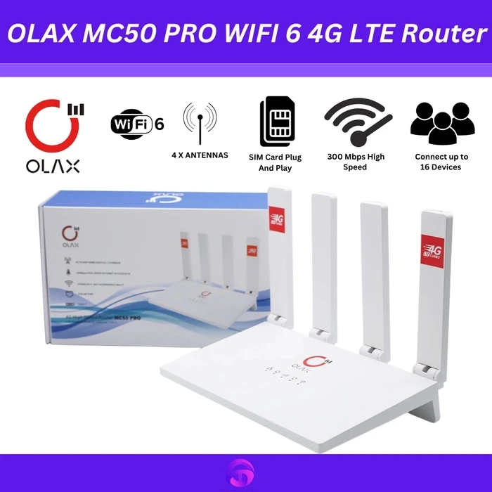 OLAX MC50 PRO 4G LTE CPE Router AX300