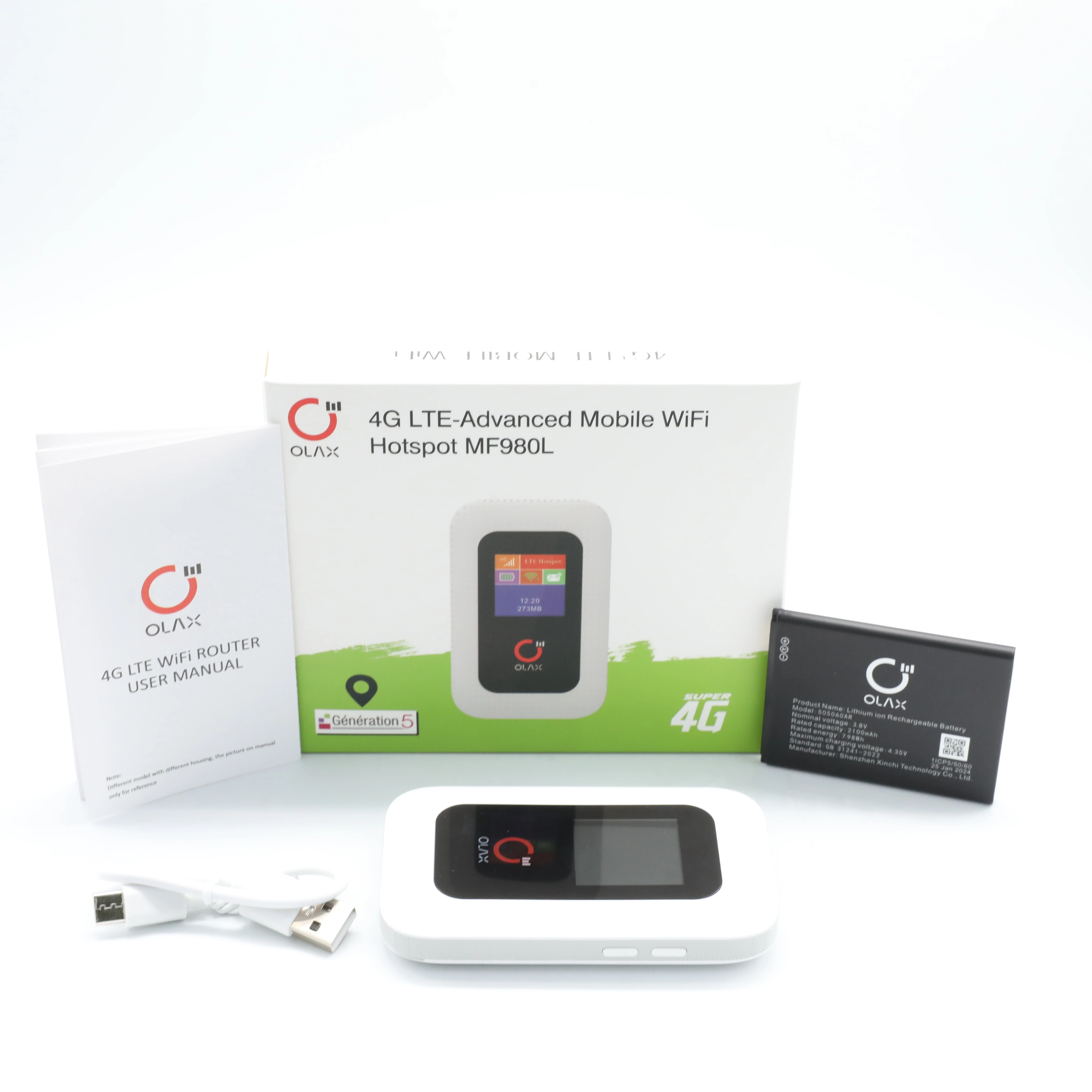 OLAX MF980L 4G LTE Portable WiFi Router Unlocked