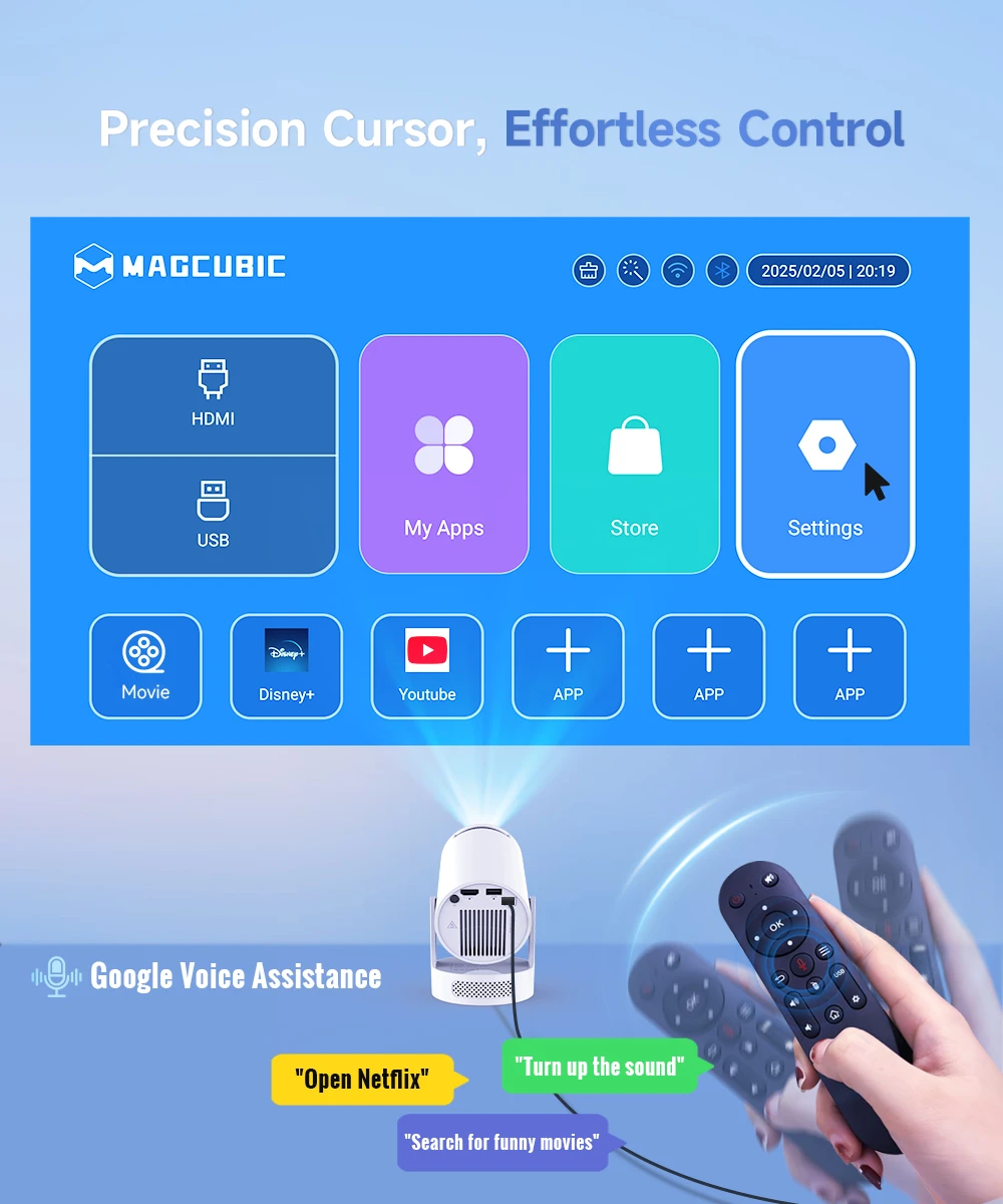 Original Magcubic HY300 Pro Plus Projector 4K Android 14 - image 2