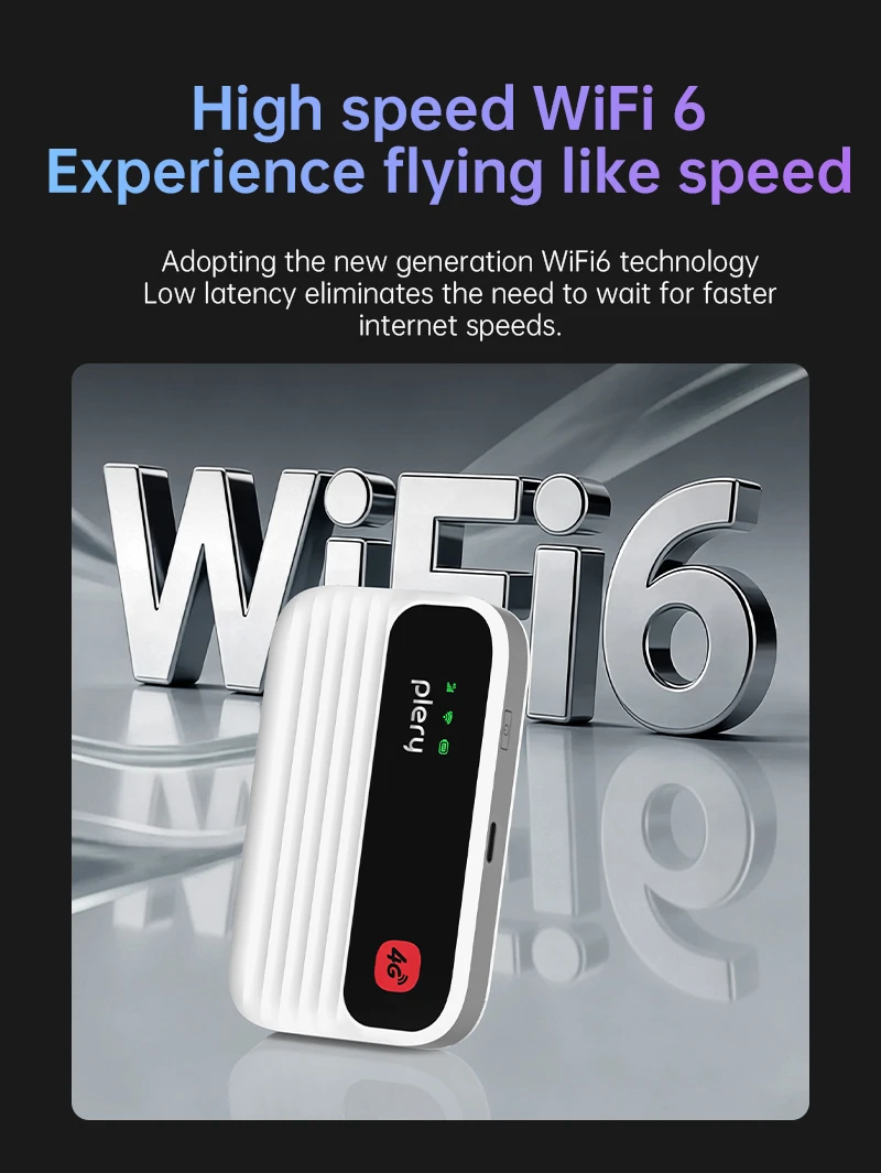 Plery M305 4G LTE WiFi 6 Mobile Router 3000mAh - image 3