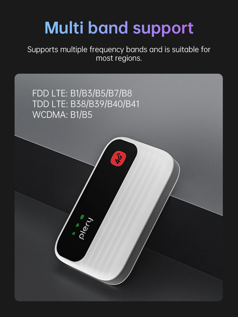 Plery M305 4G LTE WiFi 6 Mobile Router 3000mAh - image 5