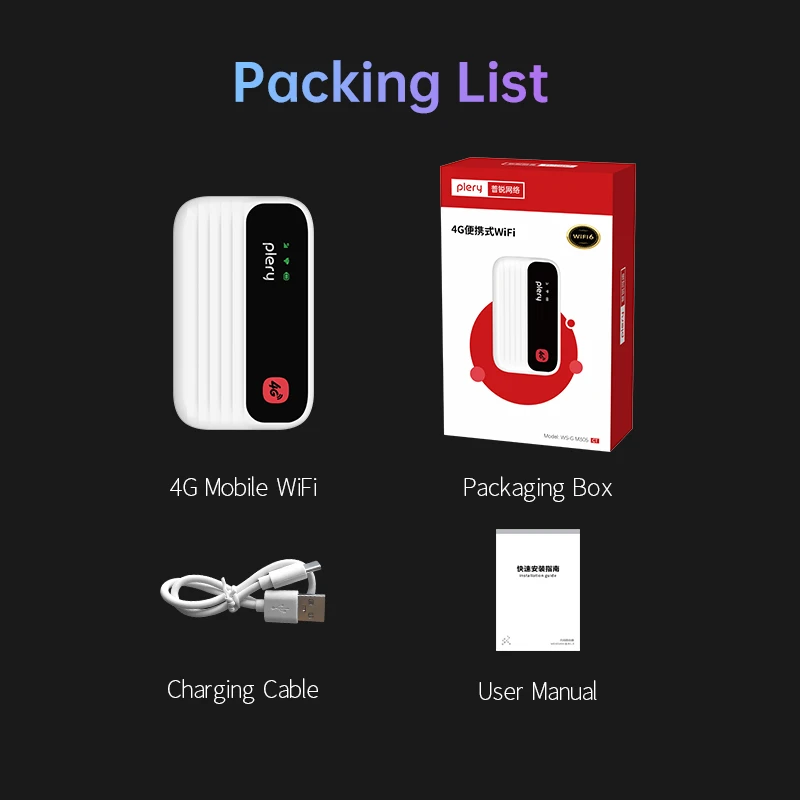 Plery M305 4G LTE WiFi 6 Mobile Router 3000mAh - image 10
