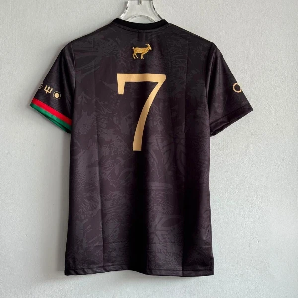 Premium Black & Gold #7 Football Jersey | CR7 - image 2