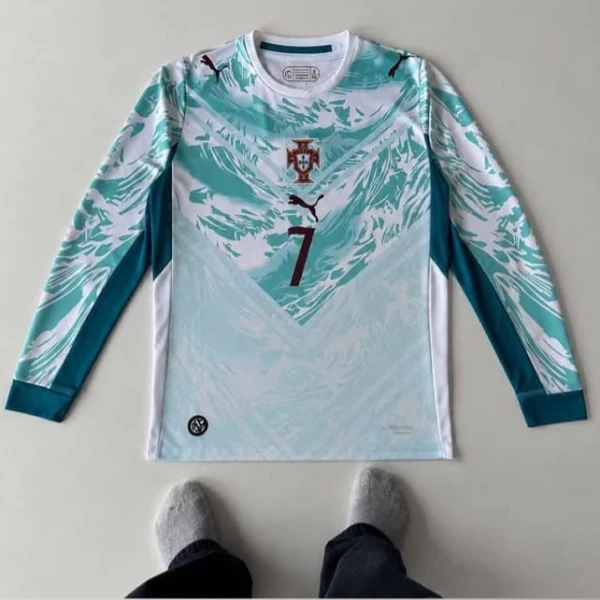 Premium Edition: Portugal 2026 Long Sleeve Away Jersey - image 3