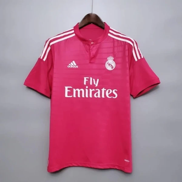 Real Madrid 14/15 Away Pink Jersey  (embroidered) - image 1
