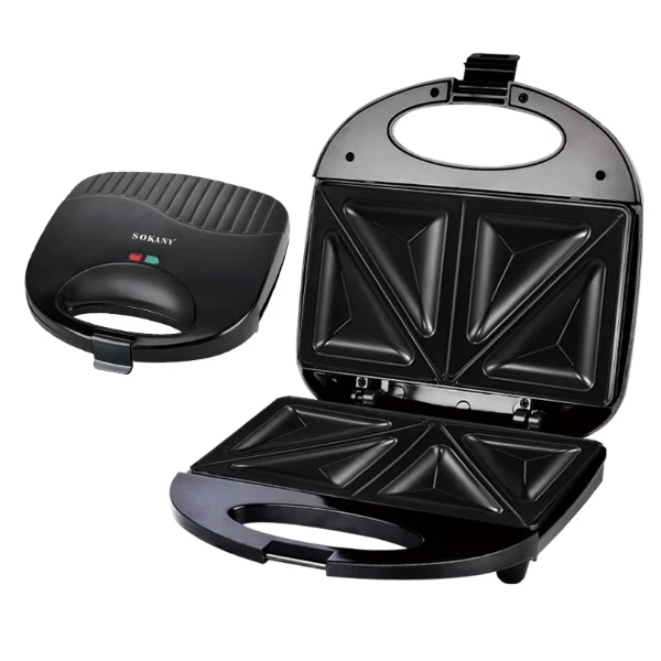 Sokany Sandwich Maker SK-115 Non-Stick 750W Toaster - image 2