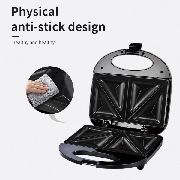 Sokany Sandwich Maker SK-115 Non-Stick 750W Toaster - image 4
