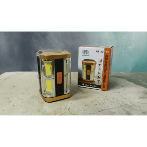 Solar LED Lamp with 4 Powerful Warm Lights - image 3