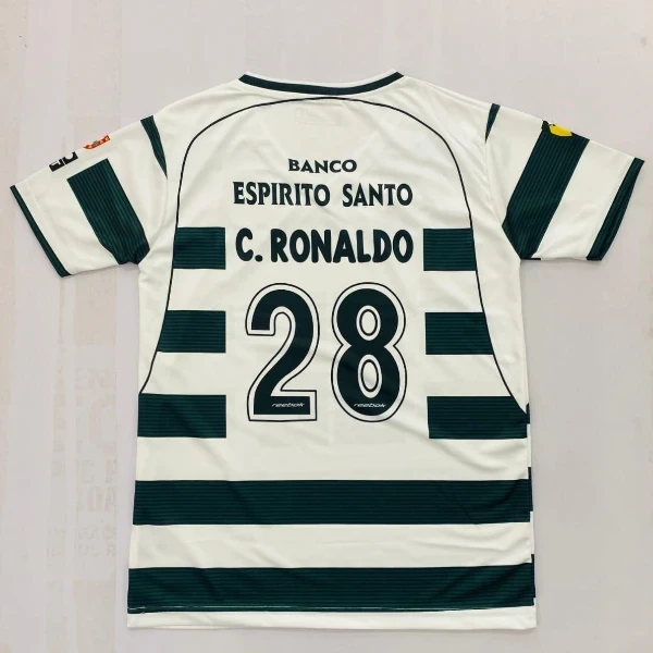 Sporting CP 2001/02 Home Jersey - Cristiano Ronaldo #28 - image 2