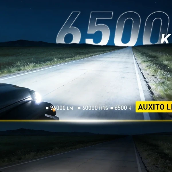 Super Bright AUXITO H4 30000LM 70W LED Headlight Bulbs - image 7