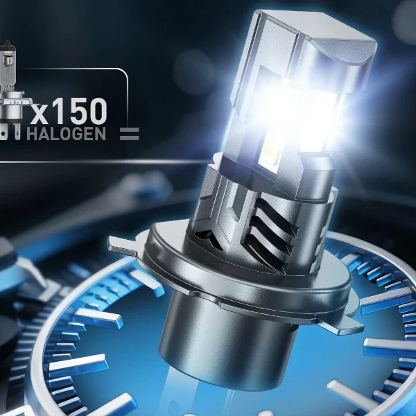Super Bright AUXITO H4 30000LM 70W LED Headlight Bulbs - image 5