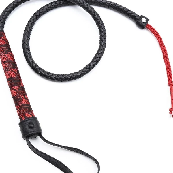 Super Long Paddle Leather Whip Crop For Sex Toys - image 2
