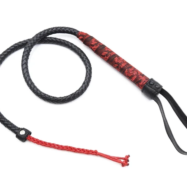Super Long Paddle Leather Whip Crop For Sex Toys - image 4