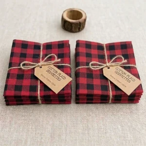 5Pcs of Quality Kitchen Serviettes 22" x 22" (Inches)