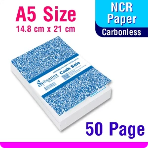 A5-50 Page Cash Sale Invoice Bill Book Carbonless NCR