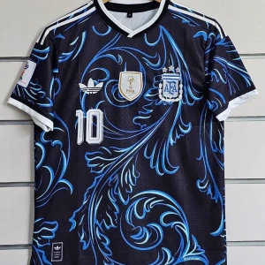 Argentina Away Jersey 2026 Messi 10 Black (embroidered)