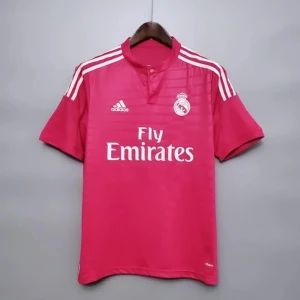 Real Madrid 14/15 Away Pink Jersey  (embroidered)