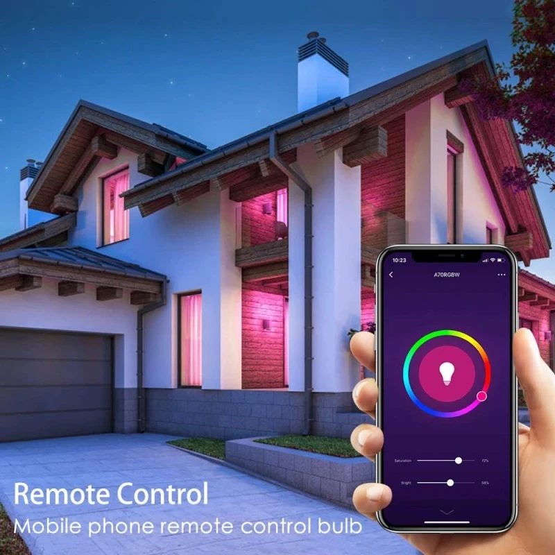 Tuya 15W Smart Bulb E27 RGB LED Alexa WiFi - image 3