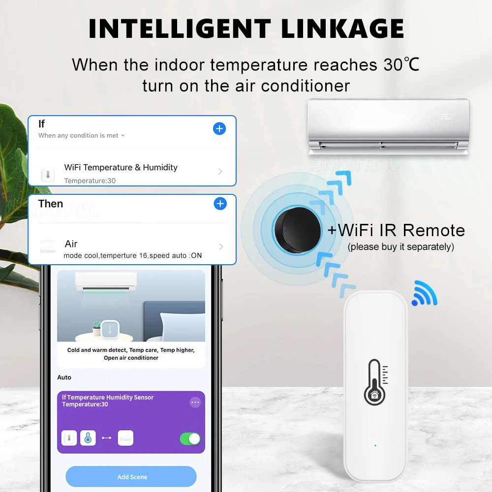 Tuya Smart WiFi Temperature & Humidity Sensor - image 3