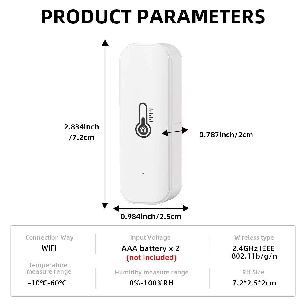 Tuya Smart WiFi Temperature & Humidity Sensor - image 7