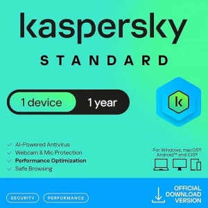 Kaspersky Standard 2026 (1 Year, 1 Device)